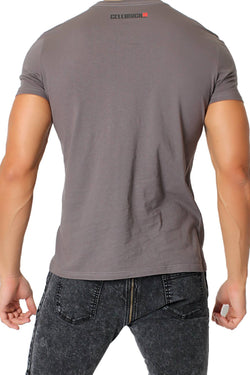 CellBlock 13 Grey Logo "13" Crew Neck T-Shirt thumbnail 4