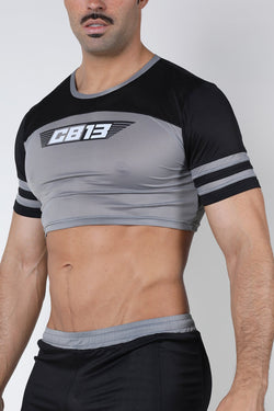CellBlock 13 Grey Marathon Cutoff Shirt thumbnail 2