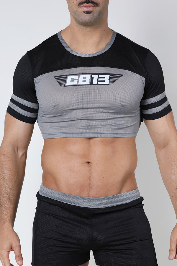 CellBlock 13 Grey Marathon Cutoff Shirt