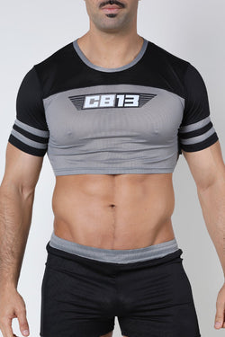 CellBlock 13 Grey Marathon Cutoff Shirt thumbnail 1