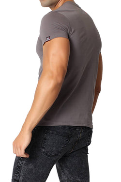 CellBlock 13 Grey Original Logo Crew Neck T-Shirt thumbnail 2
