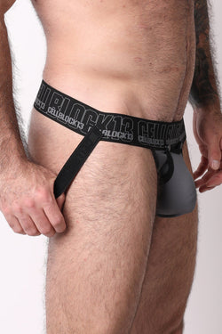 CellBlock 13 Grey Snap Up Jockstrap thumbnail 2