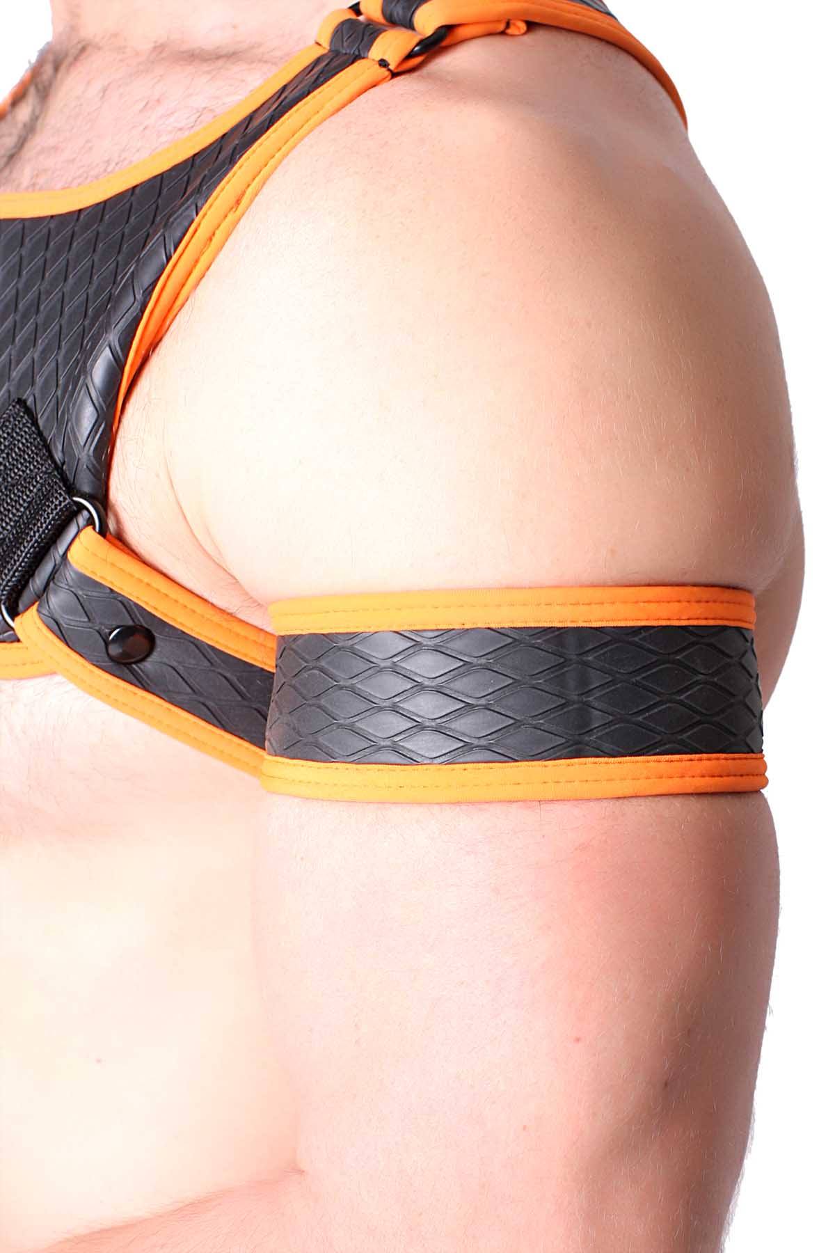 CellBlock 13 Orange Gridiron Arm Band
