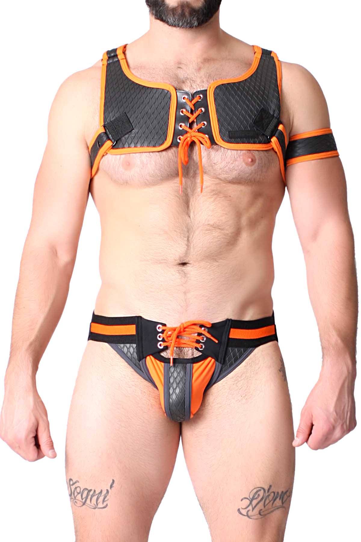 CellBlock 13 Orange Gridiron Jockstrap