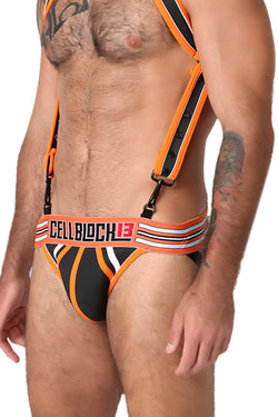 CellBlock 13 Orange Neoprene Rogue Jockstrap thumbnail 2