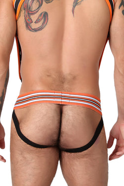 CellBlock 13 Orange Neoprene Rogue Jockstrap thumbnail 4