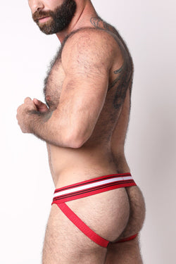 CellBlock 13 Red All Access Jockstrap w/ Detachable Pouch thumbnail 2