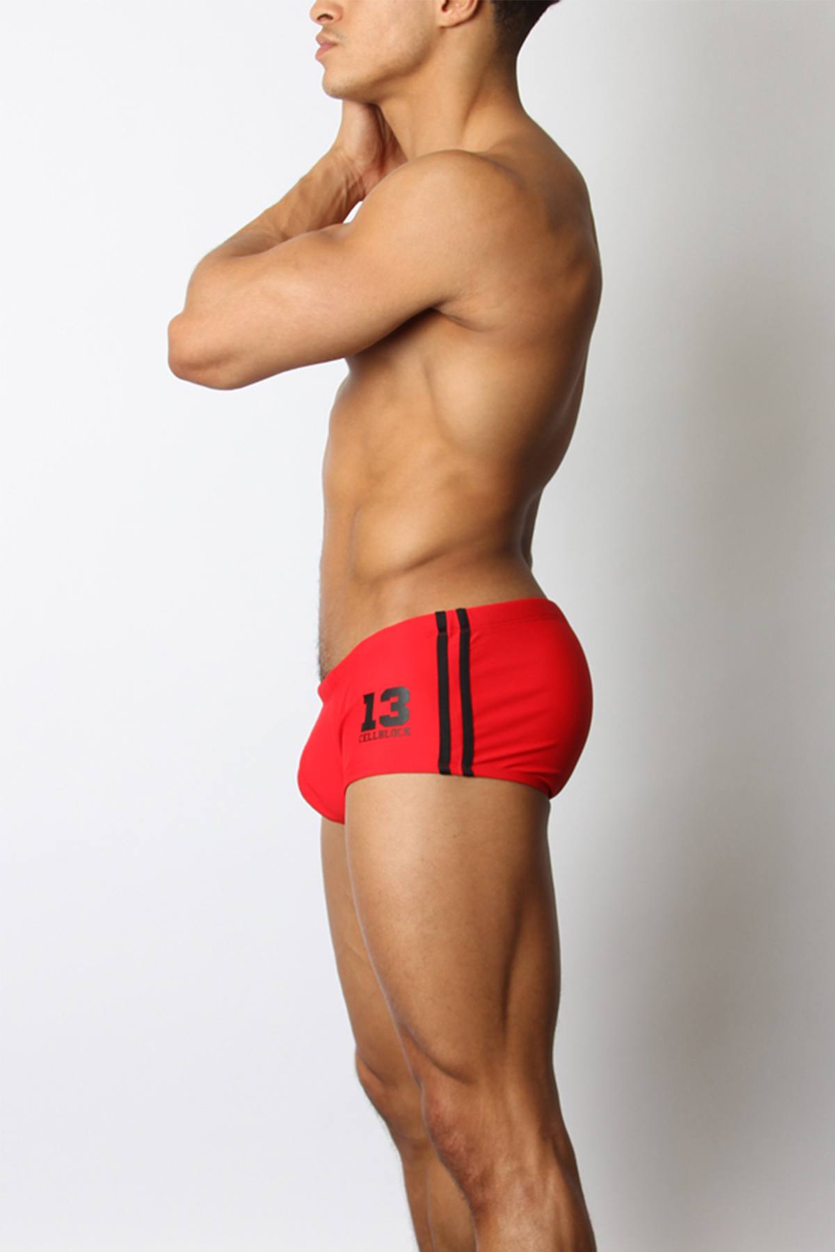 CellBlock 13 Red Breaker Swim Trunk