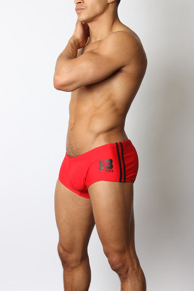 CellBlock 13 Red Breaker Swim Trunk