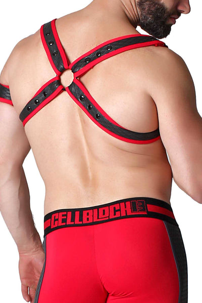 CellBlock 13 Red Gridiron Pocket Harness