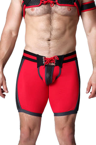 CellBlock 13 Red Gridiron Short