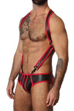 CellBlock 13 Red Gunner Neoprene Harness thumbnail 1