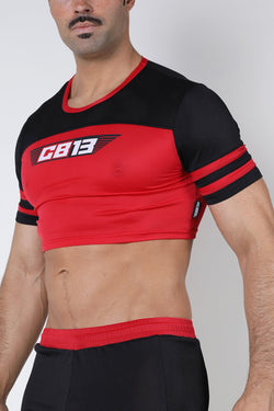 CellBlock 13 Red Marathon Cutoff Shirt thumbnail 2