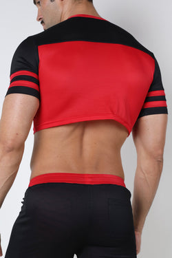 CellBlock 13 Red Marathon Cutoff Shirt thumbnail 3