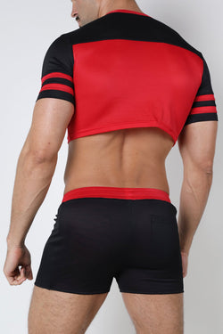 CellBlock 13 Red Marathon Cutoff Shirt thumbnail 4