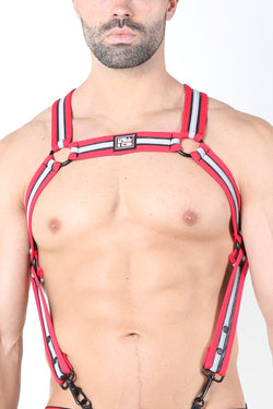 CellBlock 13 Red Rogue X Neoprene Reflective Harness thumbnail 1