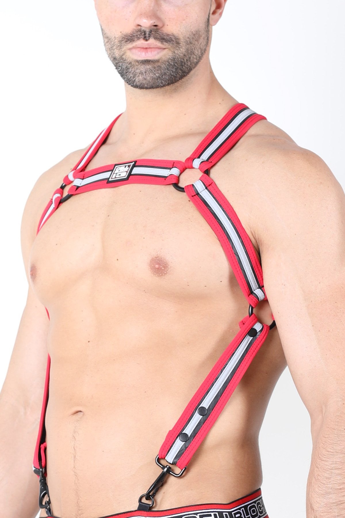 CellBlock 13 Red Rogue X Neoprene Reflective Harness
