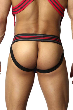 CellBlock 13 Red Triple Threat Zipper Jockstrap thumbnail 3