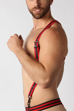 CellBlock 13 Red Trojan Neoprene Harness thumbnail 2