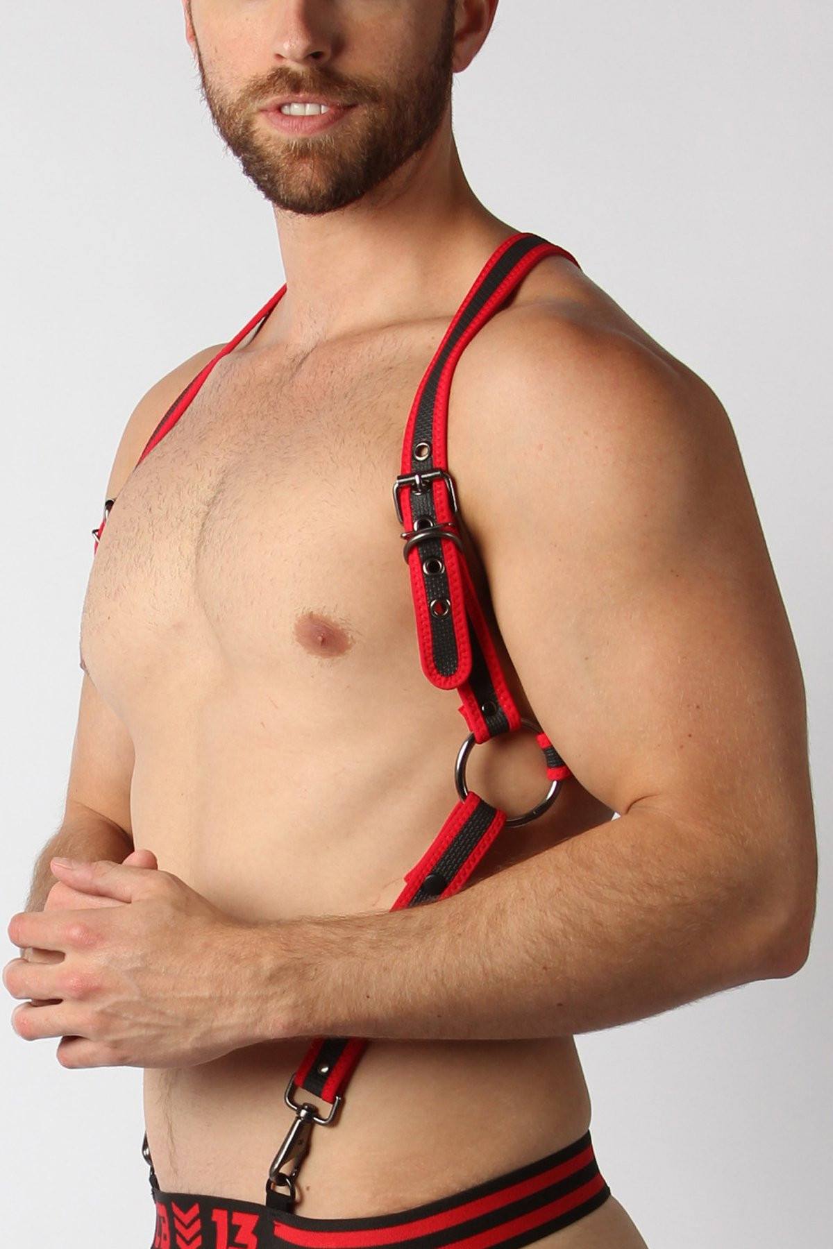 CellBlock 13 Red Trojan Neoprene Harness