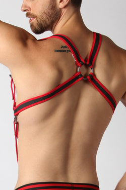 CellBlock 13 Red Trojan Neoprene Harness thumbnail 4