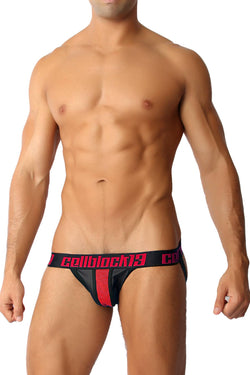 CellBlock 13 Red Vector Rubber Jockstrap thumbnail 1