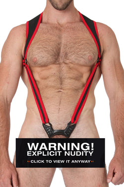 CellBlock 13 Red X-treme Hybrid Harness w/Jock Armour thumbnail 1