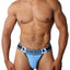 CellBlock 13 Sky Blue Relay Mesh Thong