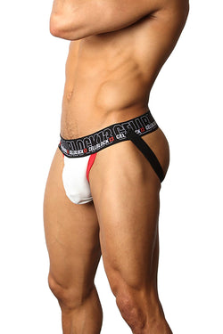 CellBlock 13 White Back Alley C-Ring Jockstrap thumbnail 2