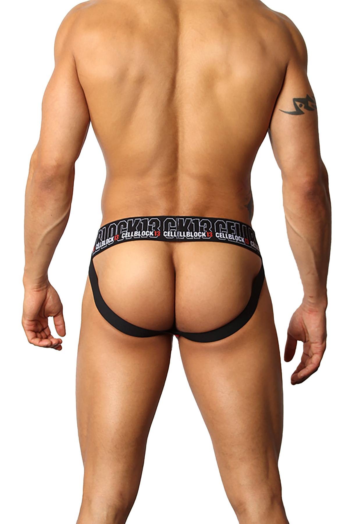 CellBlock 13 White Back Alley C-Ring Jockstrap