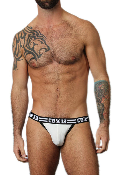 CellBlock 13 White/Black Sergeant Jockstrap