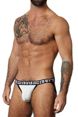 CellBlock 13 White/Black Sergeant Jockstrap thumbnail 2