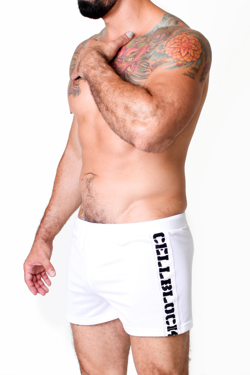 CellBlock 13 White Blindside Short