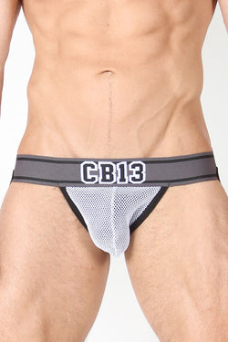 CellBlock 13 White Halfback Jockstrap thumbnail 1