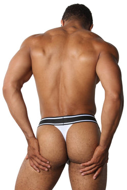CellBlock 13 White Relay Mesh Thong thumbnail 2