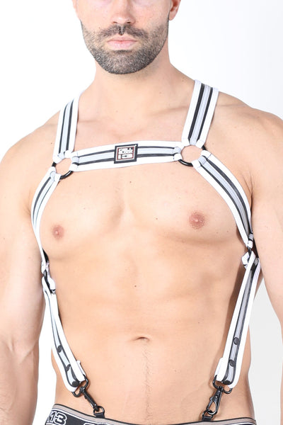 CellBlock 13 White Rogue X Neoprene Reflective Harness