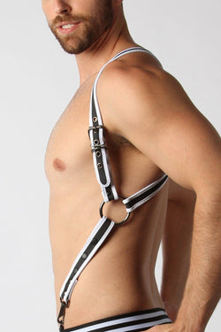 CellBlock 13 White Trojan Neoprene Harness thumbnail 2