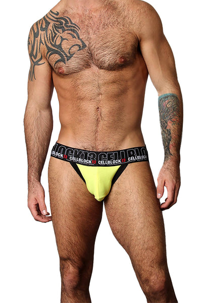 CellBlock 13 Yellow Back Alley C-Ring Jockstrap