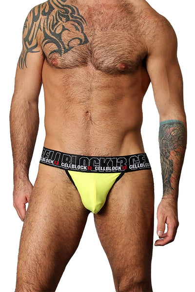 CellBlock 13 Yellow Back Alley C-Ring Thong