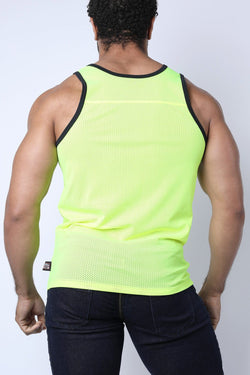 CellBlock 13 Yellow Linebacker Mesh Tank Top thumbnail 3