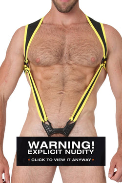 CellBlock 13 Yellow X-treme Hybrid Harness w/Jock Armour thumbnail 1