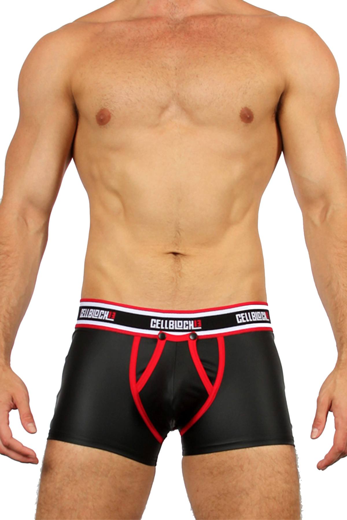 CellBlock 13 Zipper Trunk in Red