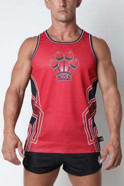 CellBlock 13 red Kennel Club Bandit Mesh Tank Top thumbnail 1