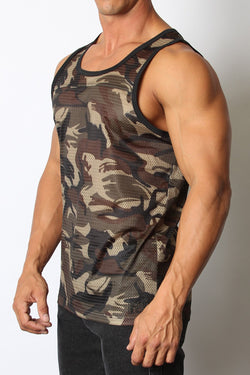 Cellblock 13 Army Foxhole Camo Mesh Tank Top thumbnail 1