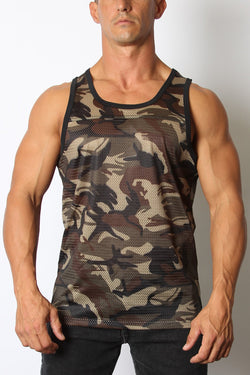 Cellblock 13 Army Foxhole Camo Mesh Tank Top thumbnail 3