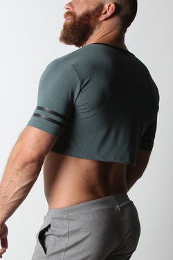 Cellblock 13 Army Green Relay Mesh Cutoff Shirt thumbnail 3