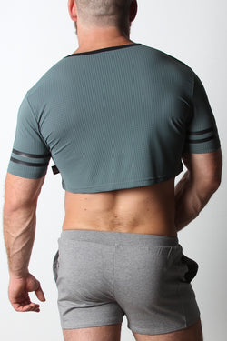 Cellblock 13 Army Green Relay Mesh Cutoff Shirt thumbnail 4