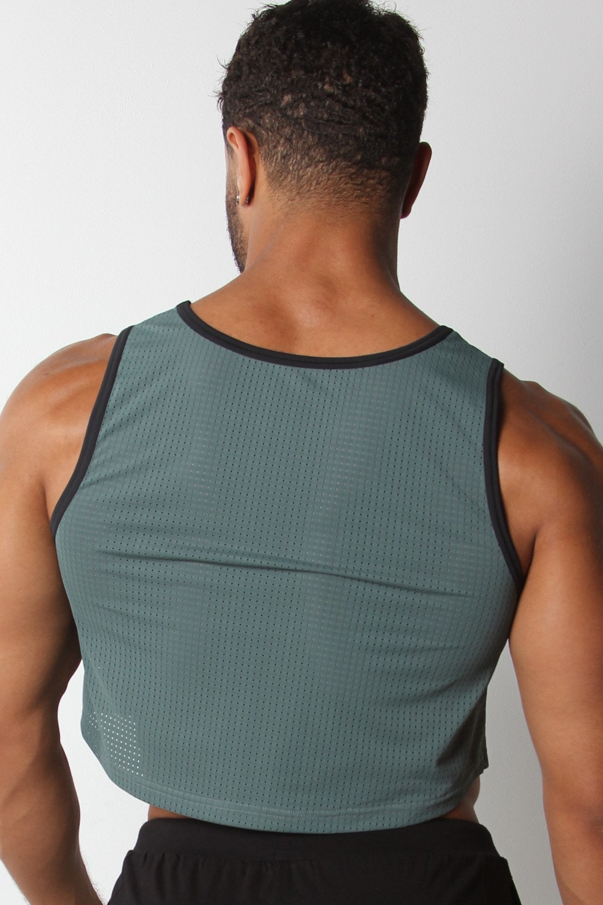 Cellblock 13 Army Gren Relay Mesh Cutoff Tank