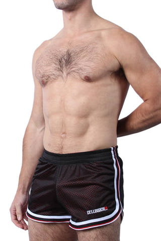 Cellblock 13 Black Crossover Reversible Mesh Short