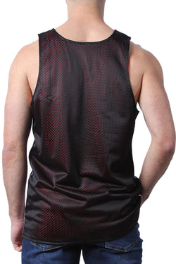 Cellblock 13 Black Crossover Reversible Mesh Tank Top thumbnail 3